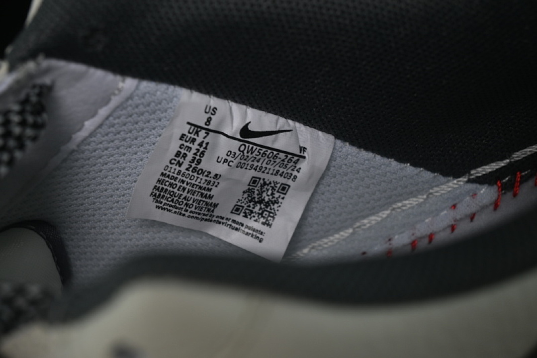 Nike [QW5606-264]-[AIR FORCE 1 07 LOW MLB OFF WHITE/GREY/RED/BLUE]-[WOMAN:36-39]-[MAN:40-45] - Image 6