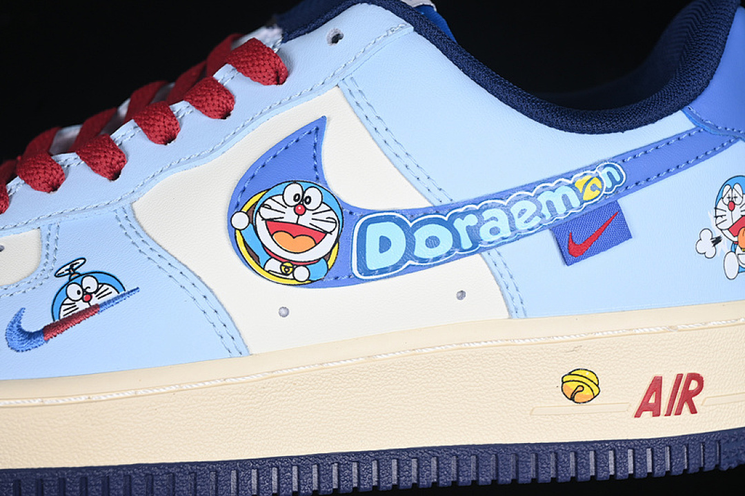 Nike [XL2420-333]-[AIR FORCE 1 07 LOW BLUE/WHITE/RED]-[WOMAN:36-39]-[MAN:40-45] - Image 8