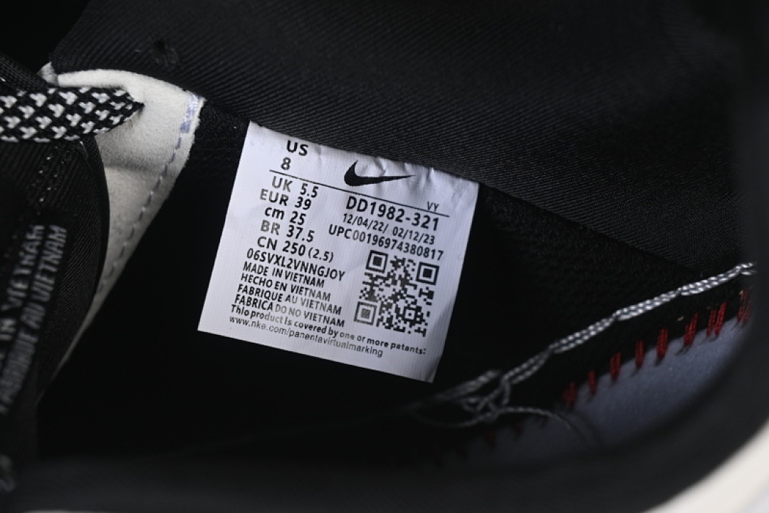 Nike [DD1982-321]-[AIR FORCE 1 07 LOW CASUAL SNEAKERS BLACK/WHITE]-[WOMAN:36-39]-[MAN:40-45] - Image 5