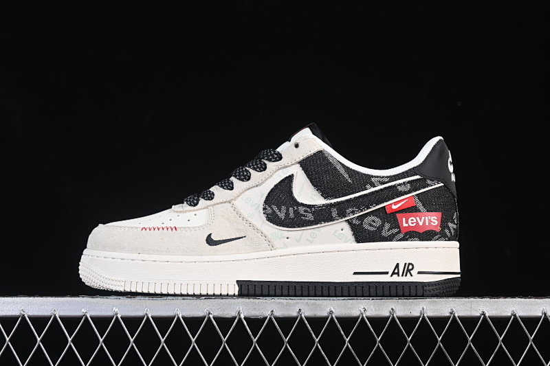 Nike Nike AIR FORCE 1 07 LOW CASUAL SNEAKERS WHITE/BLACK · MZ9588-800, photo 1