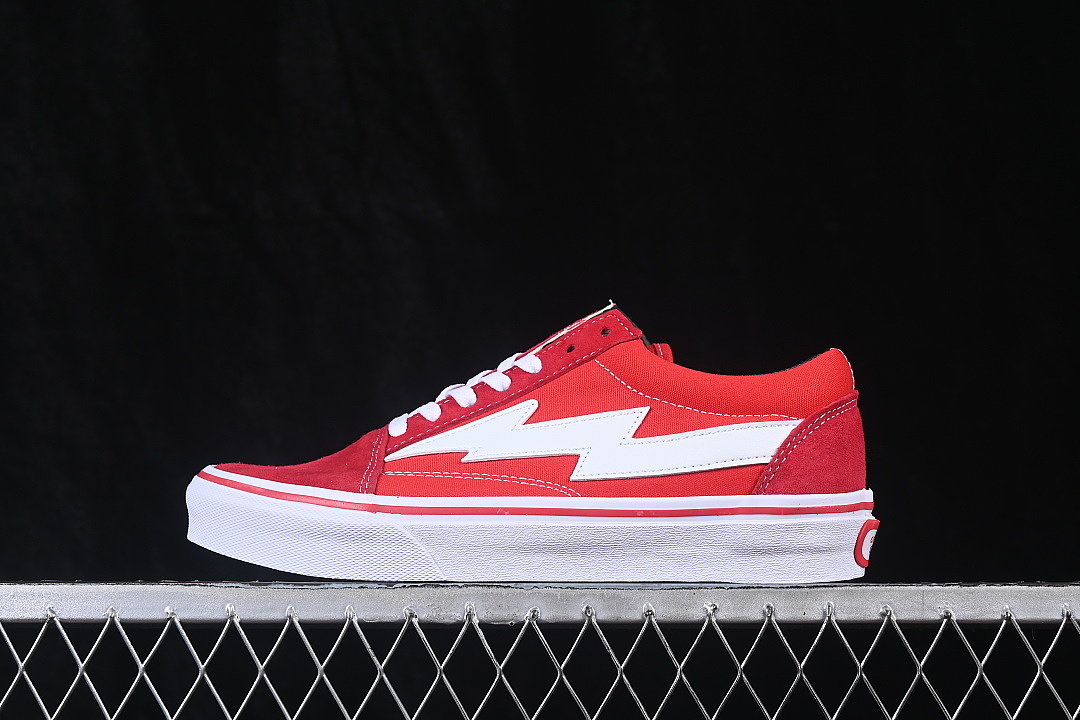 Revenge Revenge [ X STORM OLD SKOOL CASUAL SNEAKERS RED/WHITE]-[WOMAN:35-39]-[MAN:40.5-44], photo 1