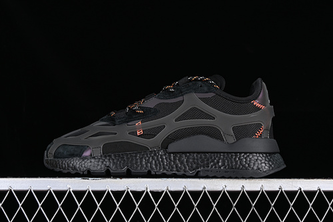 Adidas [ID5104]-[ADIDAS IVP NITE JOGGER BOOST BLACK/ORANGE]-[WOMAN:36-39]-[MAN:40-45], photo 1