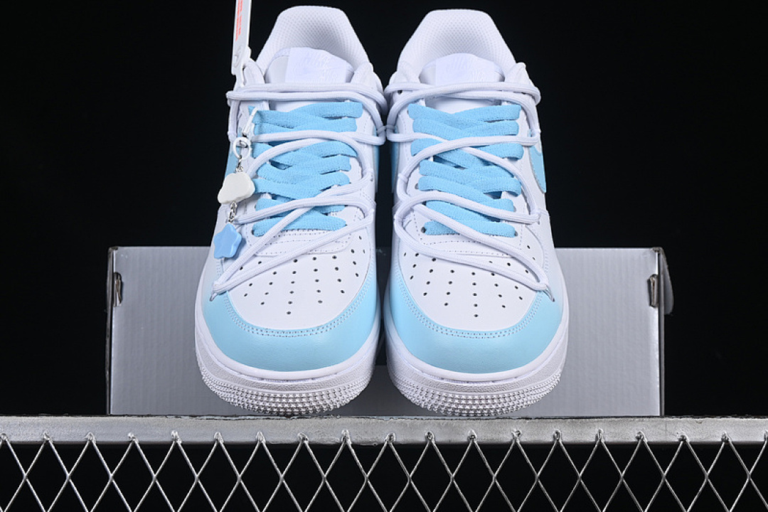 Nike [CQ2288-801]-[AIR FORCE 1 07 LOW WHITE/BLUE]-[WOMAN:36-39]-[MAN:40-45] - Image 13