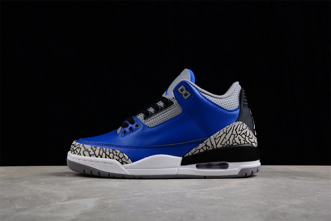Jordan [CT8532-400]-[AIR JORDAN 3 RETRO VARSITY ROYAL/VARSITY ROYAL/WHITE]-[WOMAN:36-39]-[MAN:40-47.5], photo 1