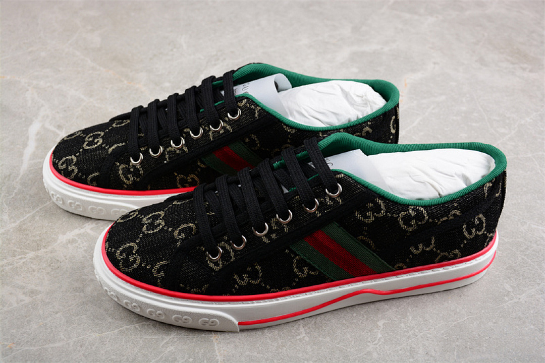 Gucci [GU*CCI TENNIS 1977 PRINT SNEAKER BLACK/WHITE/RED]-[MAN:40-44] - Image 9