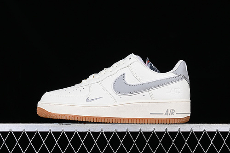 Nike Nike AIR FORCE 1 07 LOW OFF WHITE/GREY/BROWN · WA0531-303, photo 1