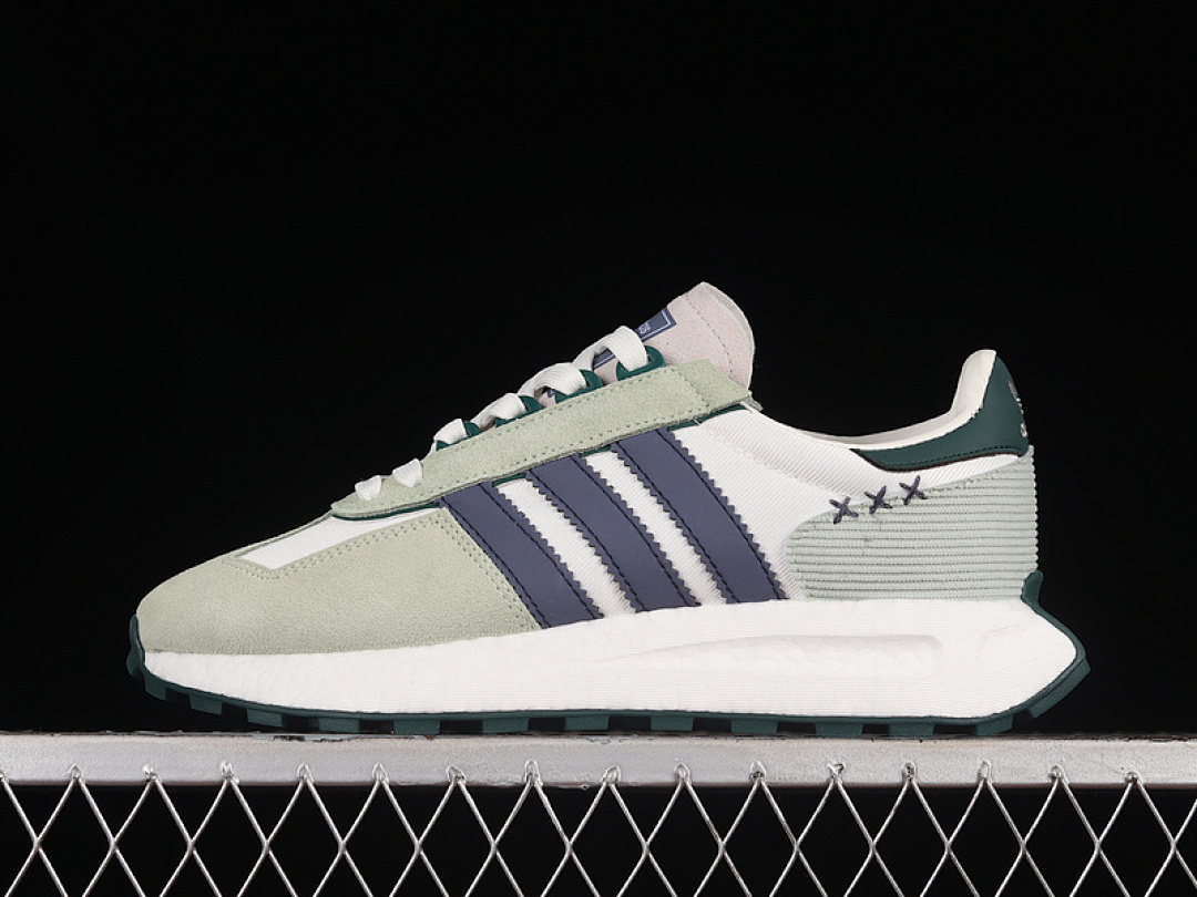 RETROPY E5 SHOES BEIGE/LIGHT GREEN/NAVY BLUE · IE1925, photo 1