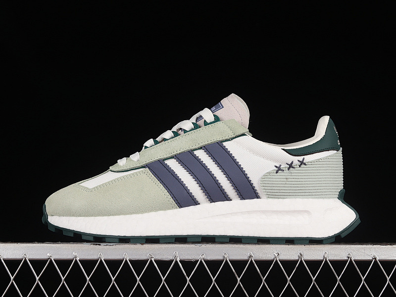 RETROPY E5 SHOES BEIGE/LIGHT GREEN/NAVY BLUE · IE1925, photo 1