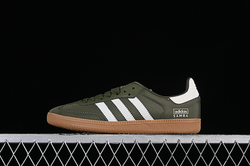 Adidas Adidas ORIGINALS SAMBA OG FOCUS OLIVE F21/WONDER WHITE F21/GUM · IE3440, photo 1