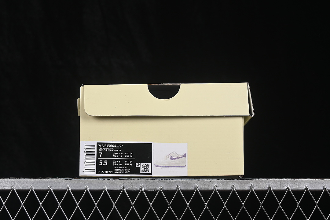 Nike [FJ7740-111]-[AIR FORCE 1 07 LOW TARO LEOPARD CASUAL SNEAKERS VIOLET/WHITE]-[WOMAN:36-39]-[MAN: - Image 11