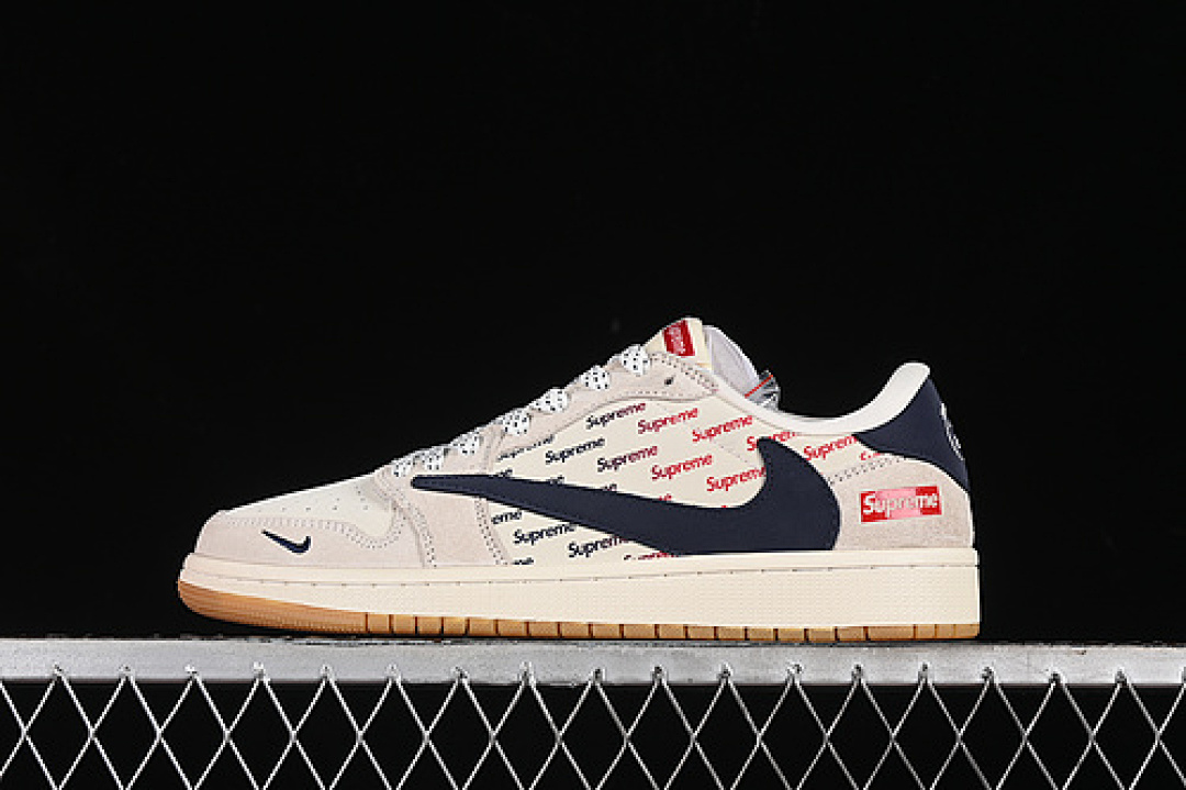 Jordan TRAVIS SCOTT X FRAGMENT DESIGN AIR Jordan 1 LOW OG SP GREY/BLUE/BEIGE · JH6088-613, photo 1