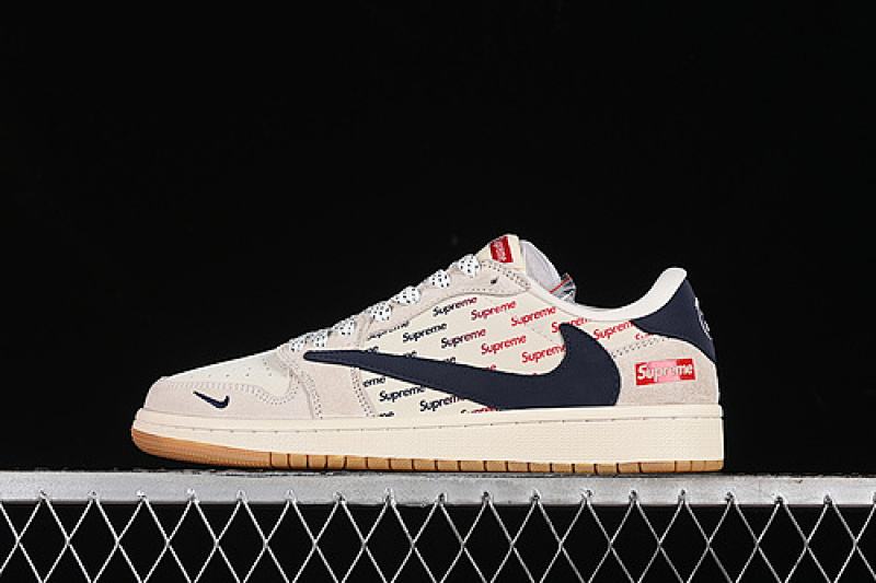 Jordan TRAVIS SCOTT X FRAGMENT DESIGN AIR Jordan 1 LOW OG SP GREY/BLUE/BEIGE · JH6088-613, photo 1