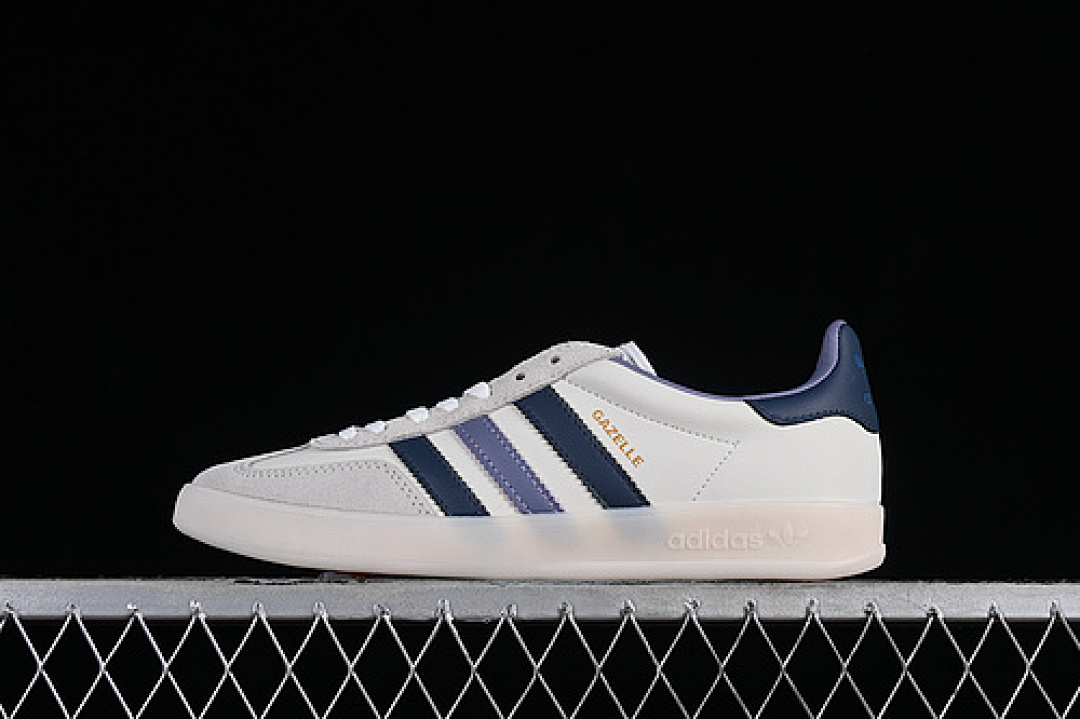 Unbranded [IG1643]-[ORIGINALS GAZELLE INDOOR WHITE/GREY/BLUE]-[WOMAN:35-39]-[MAN:40-45], photo 1