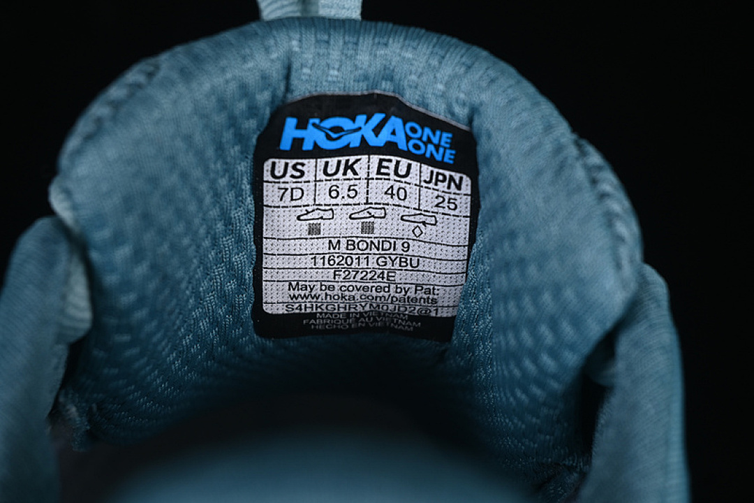 On Running [1162011 GYBU]-[HOKA ONE BONDI 9 WHITE/BLUE/GREY]-[WOMAN:36-39]-[MAN:40-45] - Image 6