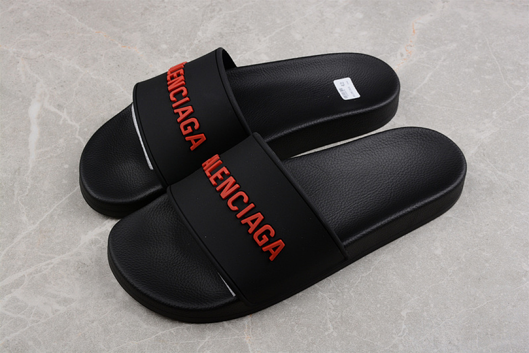 Balenciaga [BA*LEN*CIAGA SANDALS BLACK/BLACK/UNIVERSITY RED]-[UNISEX:35-45] - Image 6