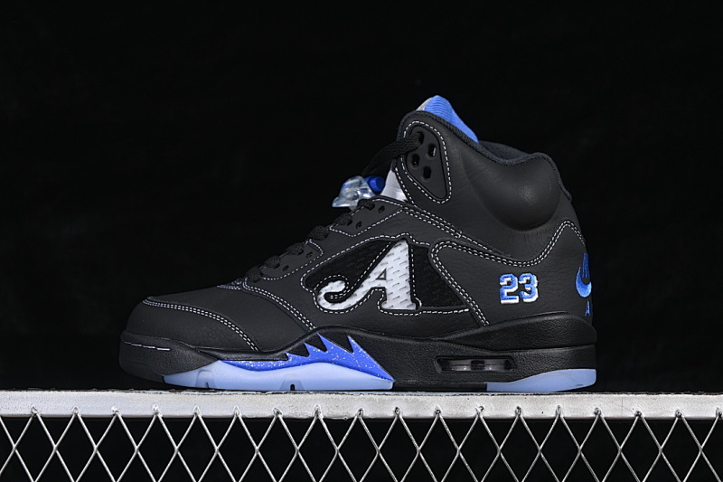 Jordan Jordan 5 RETRO BLACK/RACER BLUE-METALLIC SILVER-WHITE · DV4982-004, photo 1