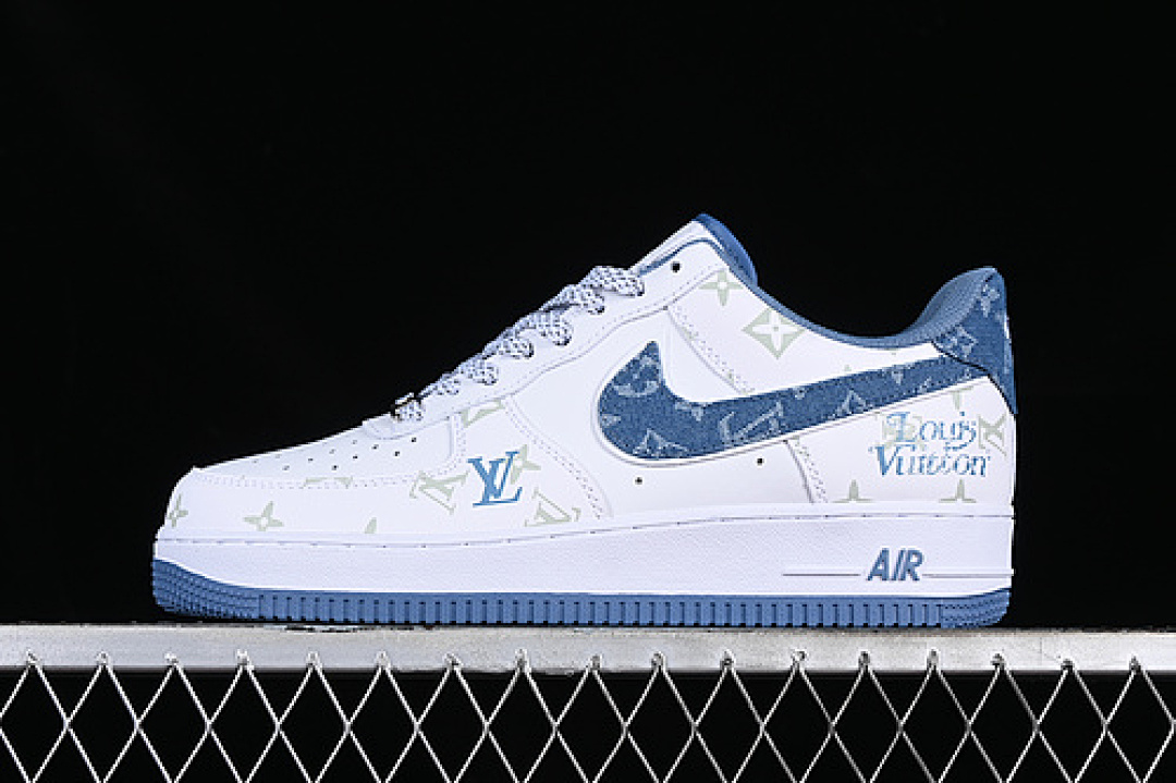 Nike [DR9868-600]-[AIR FORCE 1 07 LOW WHITE/BLUE]-[WOMAN:36-39]-[MAN:40-45], photo 1