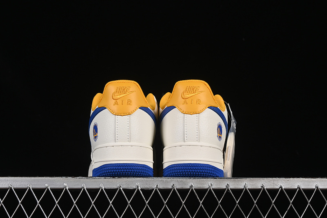 Nike [CS5288-005]-[AIR FORCE 1 07 LOW NBA WHITE/BLUE/YELLOW]-[WOMAN:36-39]-[MAN:40-45] - Image 15