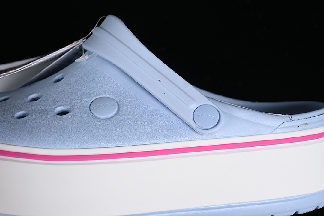 Crocs [CROCS CROCBAND PLATFORM RAINBOW WHITE/BLUE/PINK]-[WOMAN:36-40] - Image 6