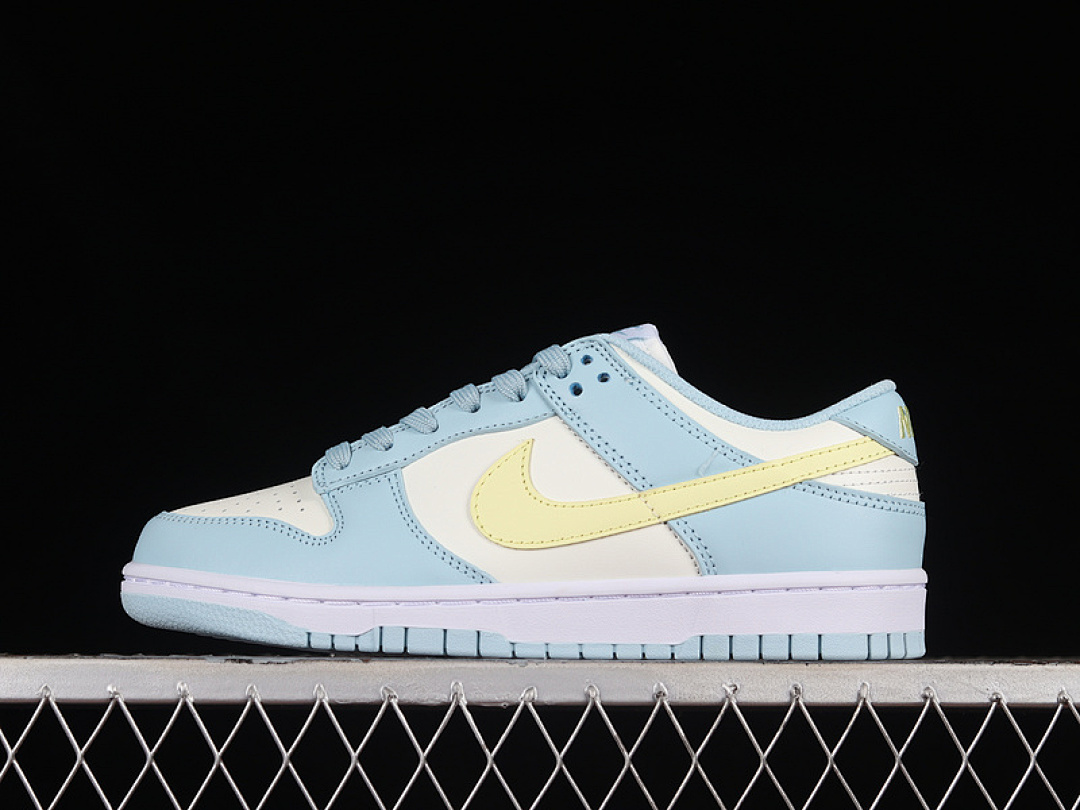 Unbranded [DD1503-123]-[DUNK LOW CITRON TINT WHITE/YELLOW/BLUE]-[WOMAN:36-39]-[MAN:40-46], photo 1