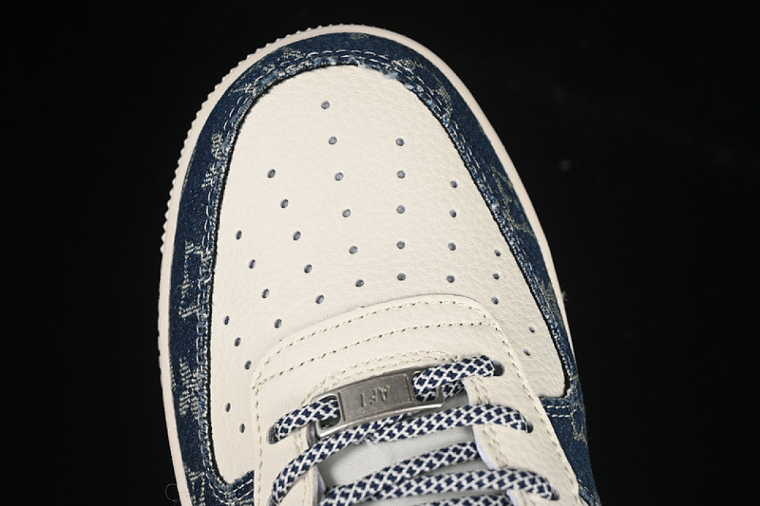 Nike [YX5066-318]-[AIR FORCE 1 07 LOW LV WHITE/GREY/BLUE]-[WOMAN:36-39]-[MAN:40-45] - Image 10