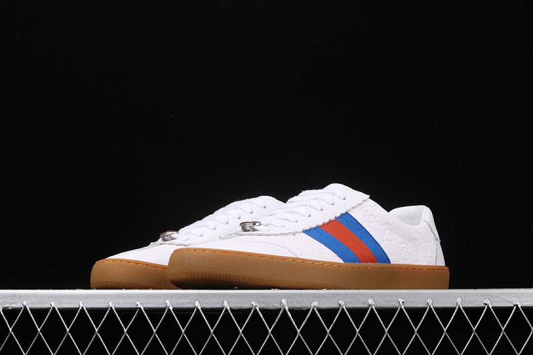 Gucci [GU*CCI ACE EMBROIDERED LOW-TOP SNEAKER WHITE/BLUE/RED]-[UNISEX:35-44] - Image 15