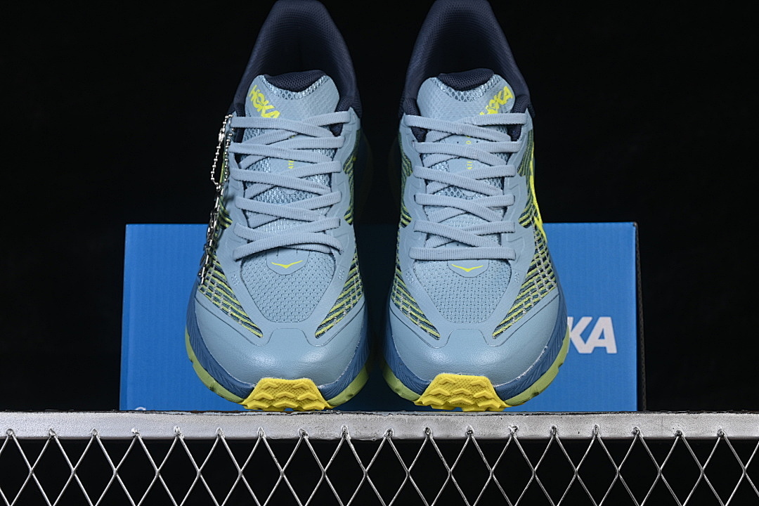 Hoka [1129930 SBDCT]-[MAFATE SPEED 4 RUNNING SHOES BLUE/GREEN/YELLOW]-[WOMAN:36-39]-[MAN:40-45] - Image 12