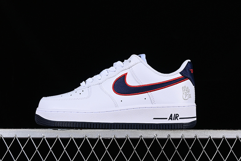 Nike Nike AIR FORCE 1 07 LOW WHITE/BLACK/RED/BLUE · FJ0710-100, photo 1