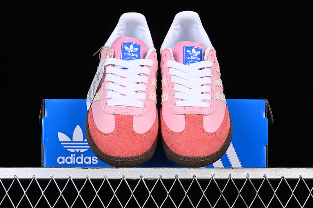 Adidas [B75809]-[ADIDAS SAMBA VEGAN WHITE/BROWN/PINK]-[WOMAN:35-40] - Image 13