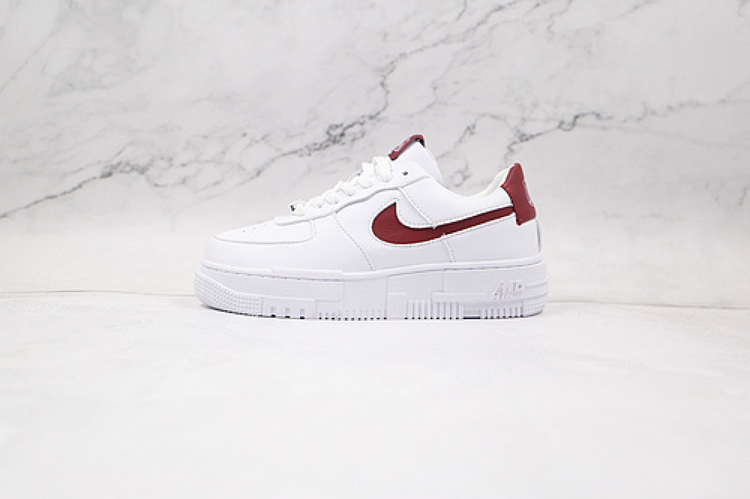 Nike [CK6649-126]-[AIR FORCE 1 LOW PIXEL SE WHITE/WHITE/RED]-[WOMAN:36-39]-[MAN:40-45], photo 1