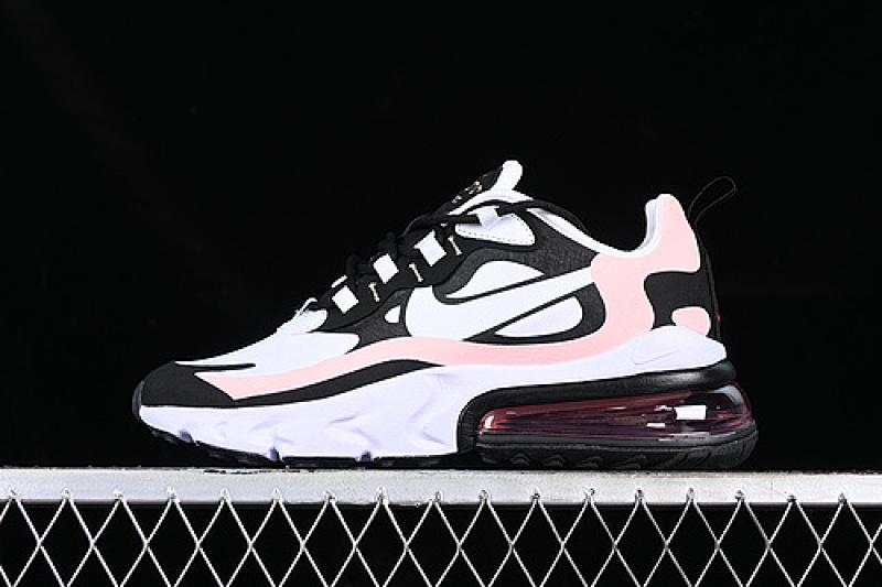 Nike AIR MAX 270 REACT WHITE/BLACK/PINK · AT6174-005, photo 1