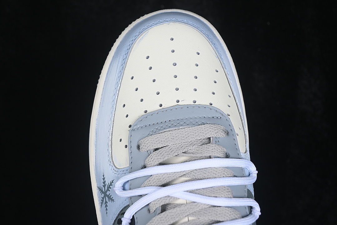 Nike [DO7417-199]-[AIR FORCE 1 07 LOW CASUAL SNEAKERS SKY BLUE/WHITE]-[WOMAN:36-39]-[MAN:40-45] - Image 9