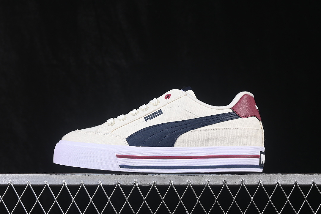 Puma Puma COURT CLASSLC VULC CASUAL LIFE SHOES BEIGE/NAVY BLUE · 396353-01, photo 1
