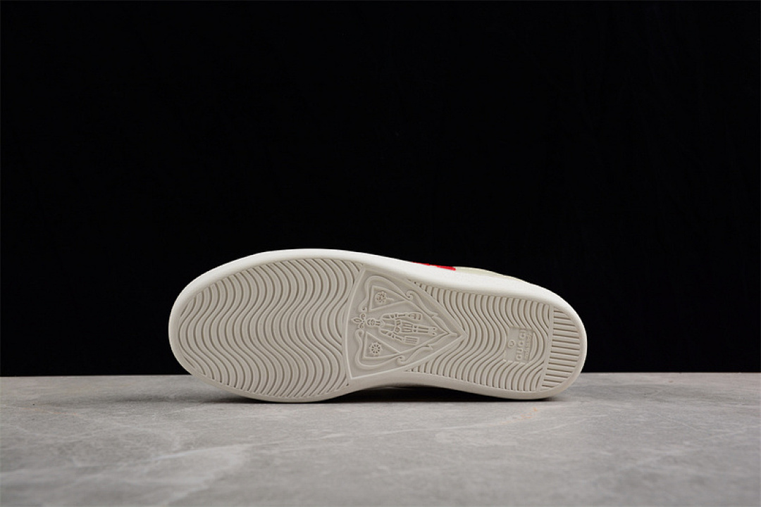 Gucci [GU*CCI ACE LOW TOP CASUAL SNEAKERS BEIGE/RED/LIGHT BLUE]-[WOMAN:35-39]-[MAN:40-44] - Image 12