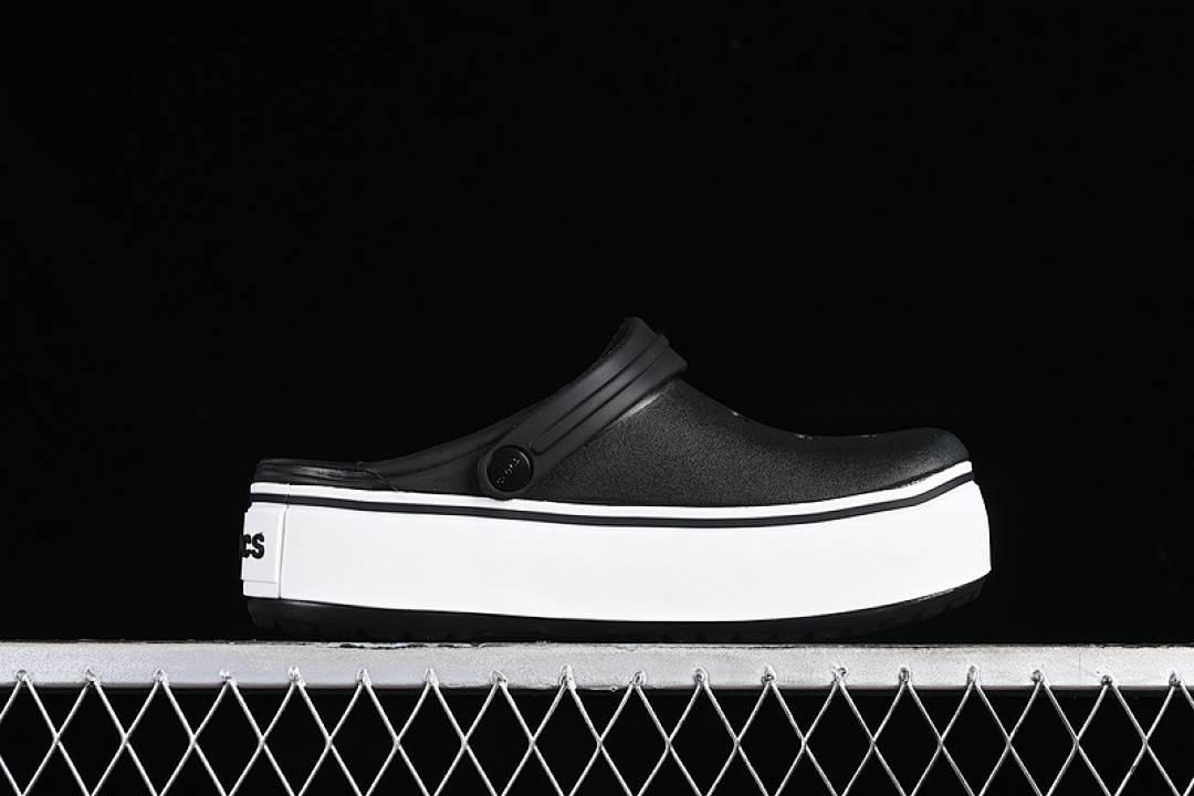 Crocs [CROCS CROCBAND PLATFORM RAINBOW WHITE/BLACK]-[WOMAN:36-42] - Image 10