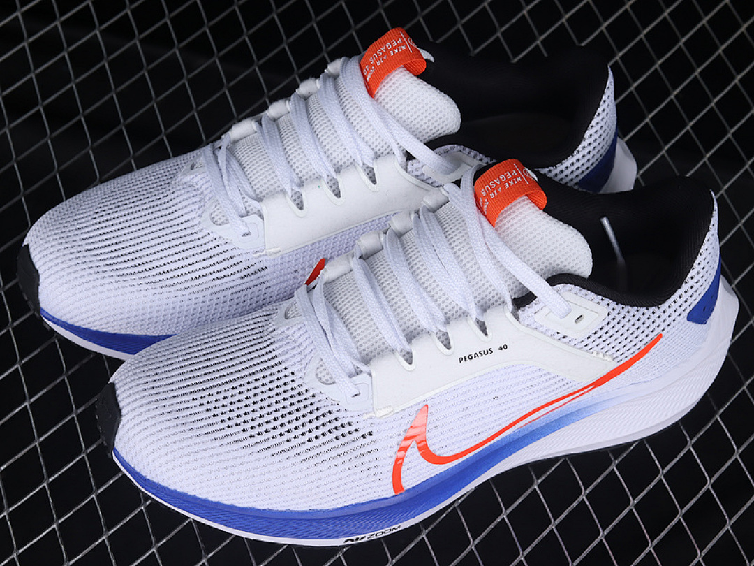 Nike [DV3854-103]-[AIR ZOOM PEGASUS 40 WHITE/BLUE/ORANGE]-[MAN:39-45] - Image 10