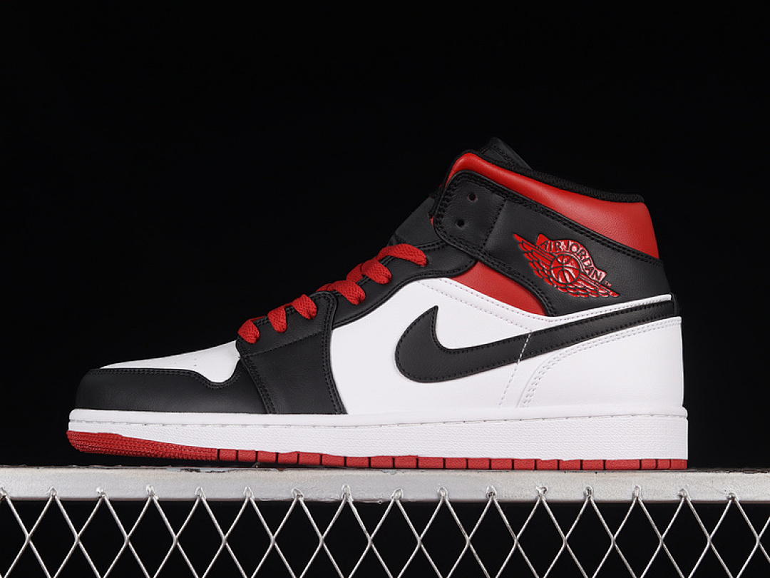 Jordan AIR Jordan 1 MID GS USA WHITE/GYM RED-BLACK · DQ8423-106, photo 1