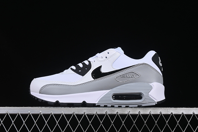 Nike AIR MAX 90 WHITE/BLACK-WOLF GREY · 616730-111, photo 1