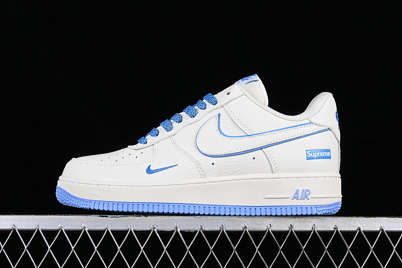 Nike Nike AIR FORCE 1 07 LOW WHITE/BLUE · AE1686-111, photo 1