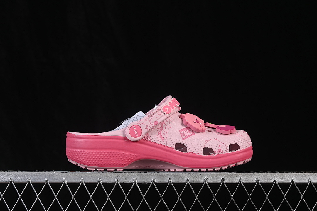 Crocs [CASUAL SLIP-ON SHOES PINK/PINK/PINK]-[WOMAN:36-39]-[MAN:40] - Image 10