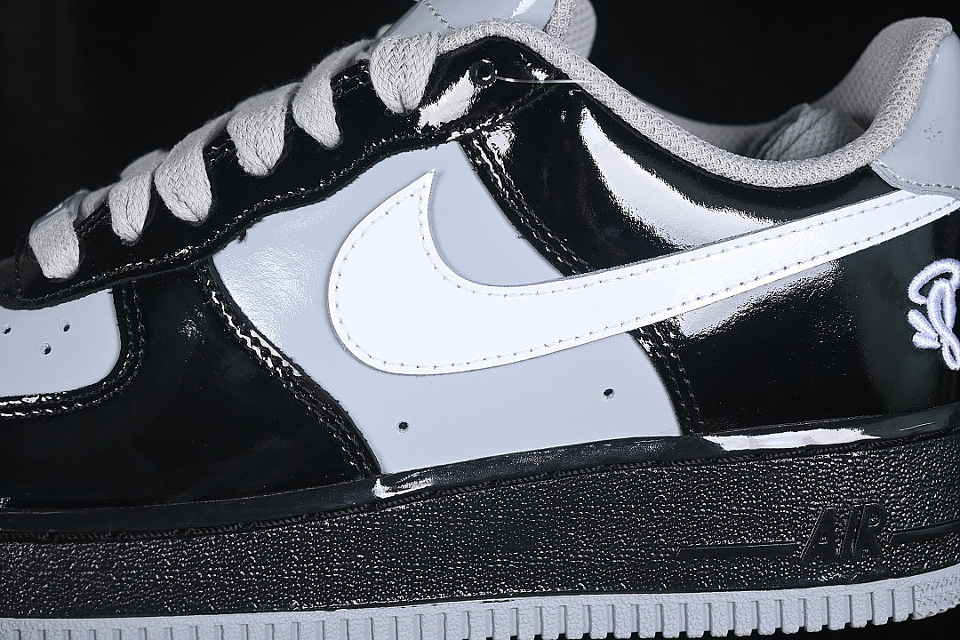 Unbranded [IO9974-010]-[AIR FORCE 1 LOW BLACK/LIGHT SMOKE GREY/WHITE]-[MAN:40-47.5] - Image 8