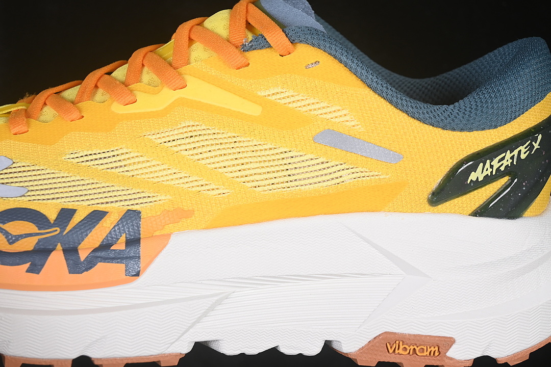 Hoka [1161990 ZTM]-[LIGHTWEIGHT MOUNTAIN RUNNING SHOES YELLOW/ORANGE/GREY]-[WOMAN:36-39]-[MAN:40-45] - Image 7