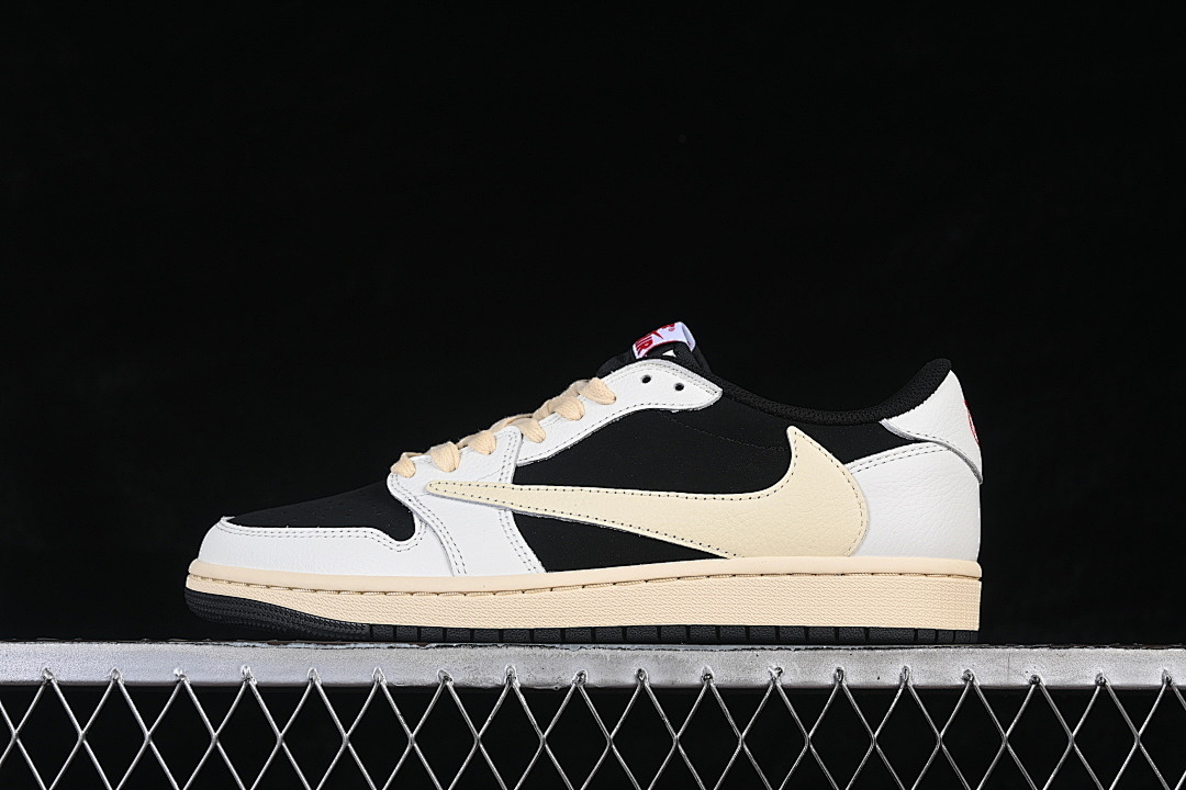 Jordan [XZ6868-001]-[TRAVIS SCOTT AIR JORDAN 1 LOW OG WHITE/BLACK/BEIGE]-[MAN:40-47.5], photo 1