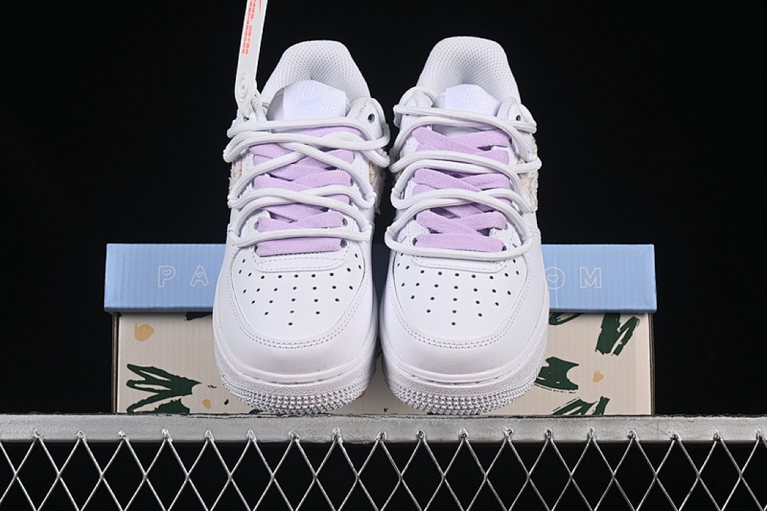 Nike [DH9999-556]-[AIR FORCE 1 07 LOW WHITE/PURPLE]-[WOMAN:36-39]-[MAN:40-45] - Image 13