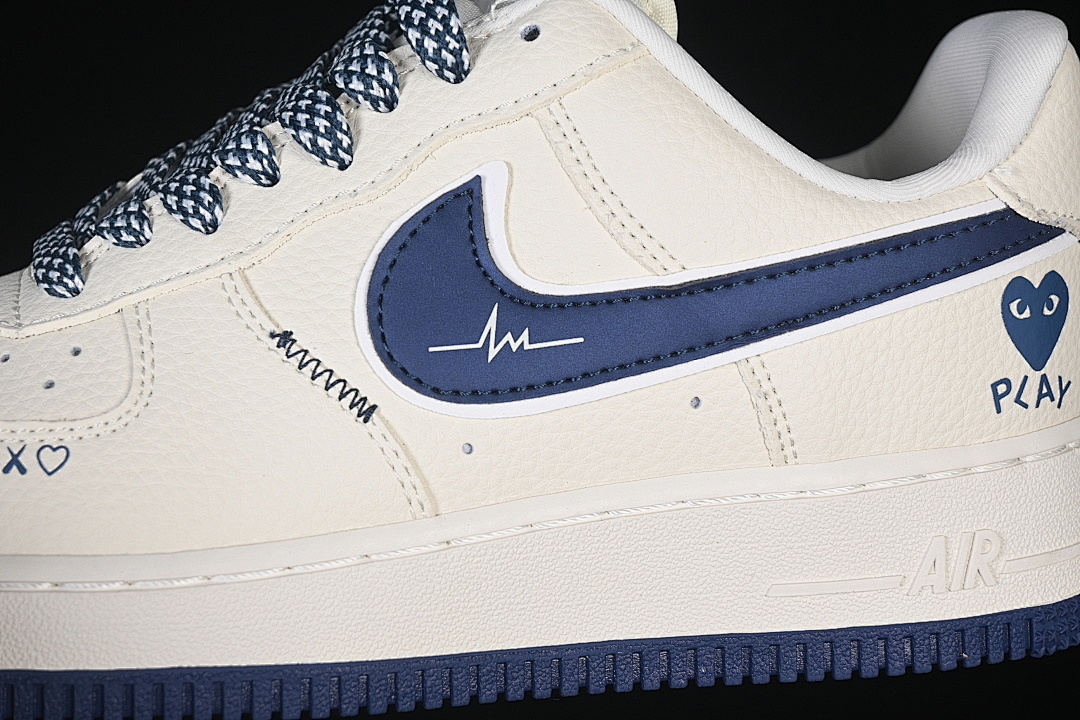 Nike [LD1999-004]-[AIR FORCE 1 07 LOW WHITE/BLUE/WHITE]-[WOMAN:36-39]-[MAN:40-45] - Image 8