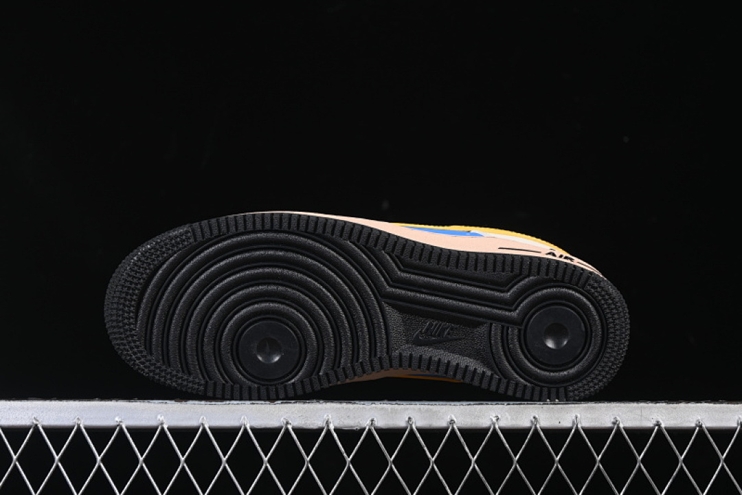 Nike [NH0601-577]-[AIR FORCE 1 07 LOW WHITE/NAVY BLUE/YELLOW]-[WOMAN:36-39]-[MAN:40-45] - Image 15