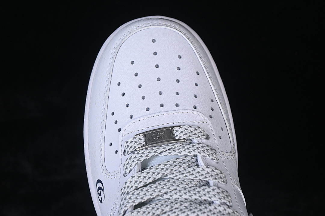 Nike [XX3168-196]-[AIR FORCE 1 07 LOW WHITE/NAVY BLUE]-[WOMAN:36-39]-[MAN:40-45] - Image 10