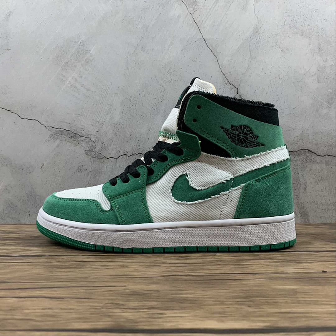 Jordan [AIR JORDAN 1 HIGH ZOOM COMFORT STADIUM GREEN/BLACK/WHITE]-[WOMAN:36-39]-[MAN:40-45], photo 1