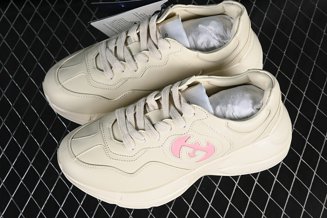 On Running [UPG709564]-[GU*CCI RHYTON VINTAGE TRAINER SNEAKER PINK/GREY]-[WOMAN:35-39] - Image 13
