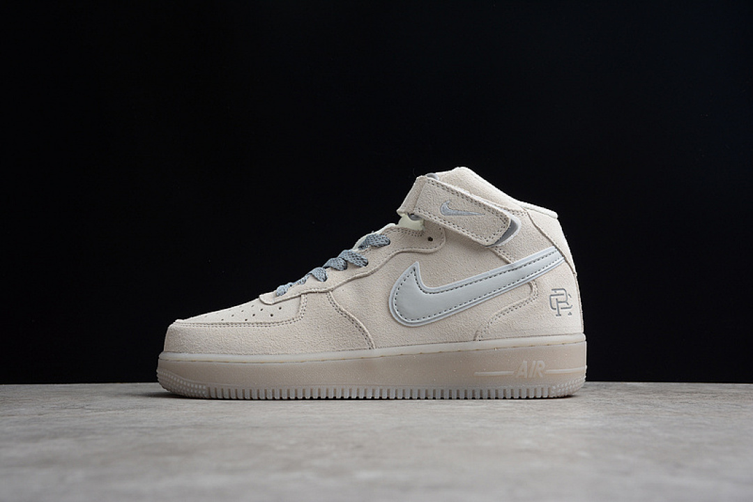 Nike [BG0902-112]-[AIR FORCE 1 MID X REIGNING CHAMP BEIGE/LIGHT GREY]-[WOMAN:36-39]-[MAN:40-45], photo 1